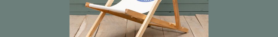 Material Details Rochette light wood garden chair