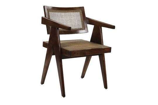 Rosalia dark wood armchair Clipped