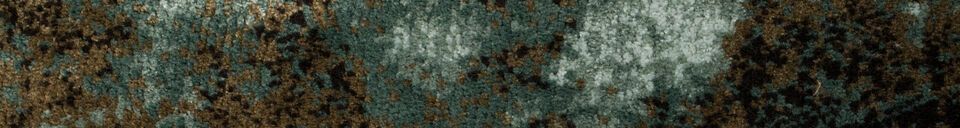 Material Details Round carpet 175cm in multicolor fabric Rocky