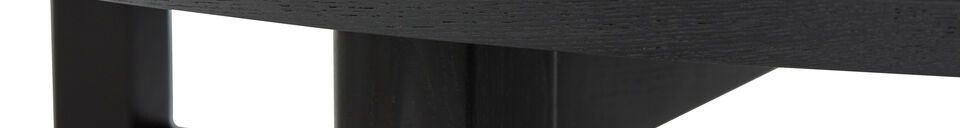 Material Details Round dining table in black ash wood Fjord