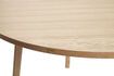 Miniature Round dining table in Ground light oak veneer 2