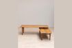 Miniature Roxette light wood coffee table 3