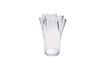 Miniature Ruffle clear glass vase 4