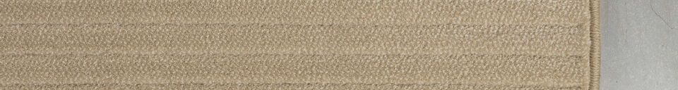 Material Details Rug 160x230 cm in beige fabric Shore