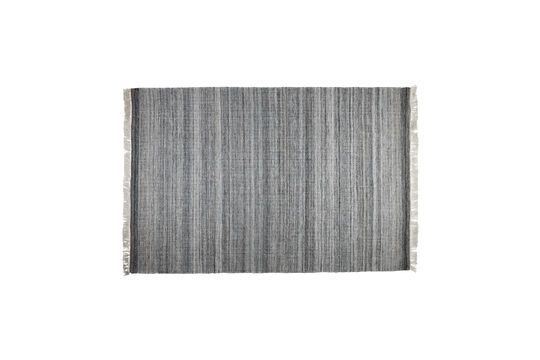 Rug 160x230 cm in brown fabric Lorenzo Clipped