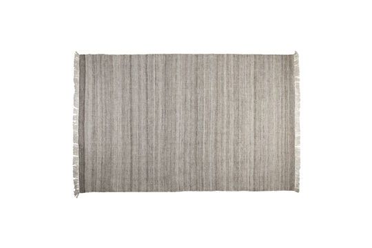 Rug 160x230 cm in brown recycled plastic Lorenzo Clipped