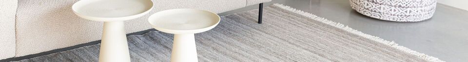 Material Details Rug 160x230 cm in brown recycled plastic Lorenzo