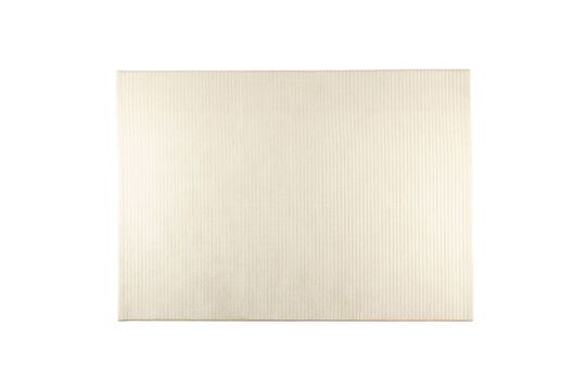 Rug 160x230 cm in cream fabric Shore Clipped