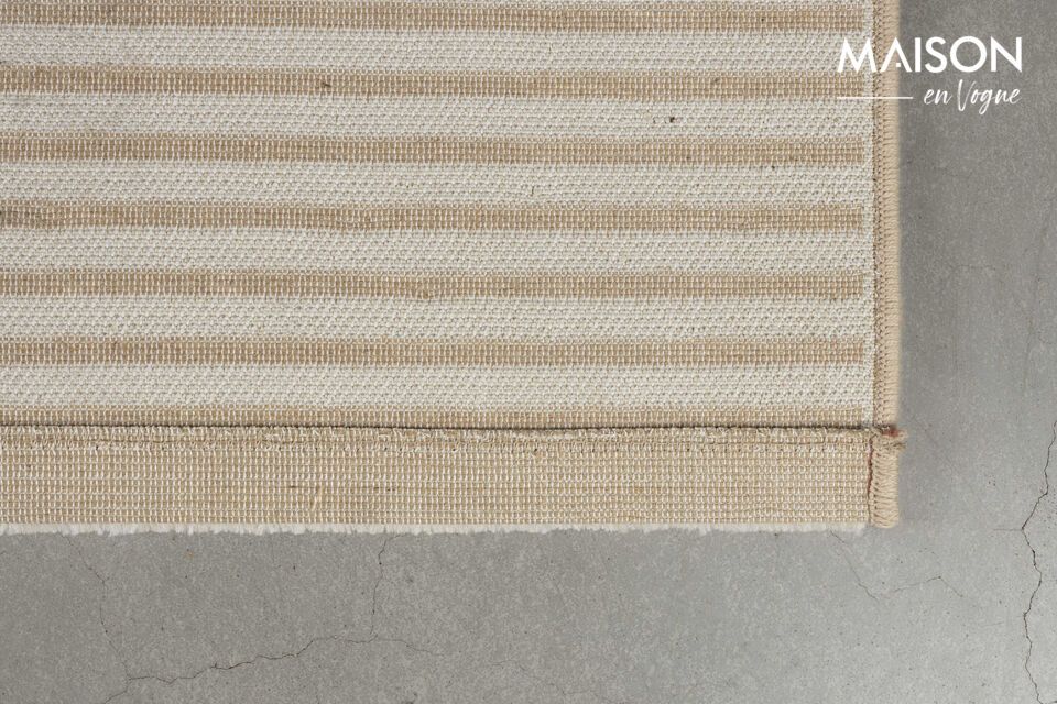 Rug 160x230 cm in cream fabric Shore - 4