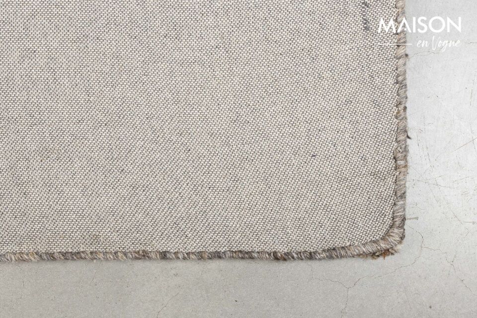 Rug 160x230 cm in grey wool Amori - 6