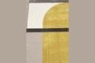 Miniature Rug 160x230 cm in yellow fabric Hilton 3