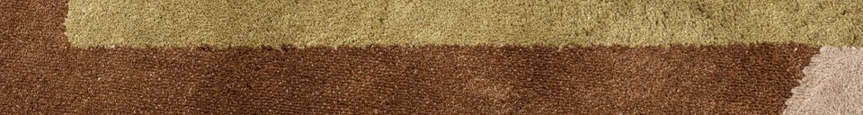 Material Details Rug 160x257 cm in brown fabric Phila