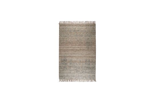 Rug 170x240 cm in beige wool Max Clipped