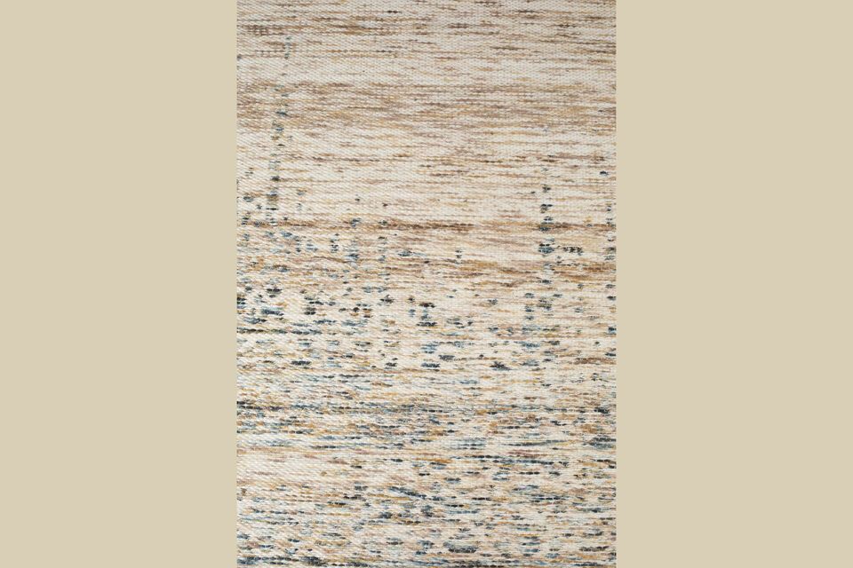 Rug 170x240 cm in beige wool Max - 6