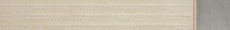 Material Details Rug 200x290 cm in beige fabric Shore