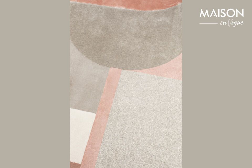 Warm up your interior with elegance thanks to the 240x240 cm rug.