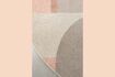 Miniature Rug 240x240 cm in pink fabric Hilton 4