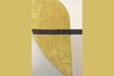 Miniature Rug 240x240 cm in yellow fabric Hilton 6