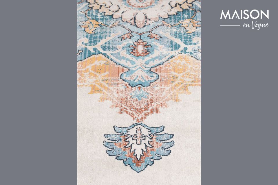 Rug 300x200 cm in blue fabric Mahal - 2