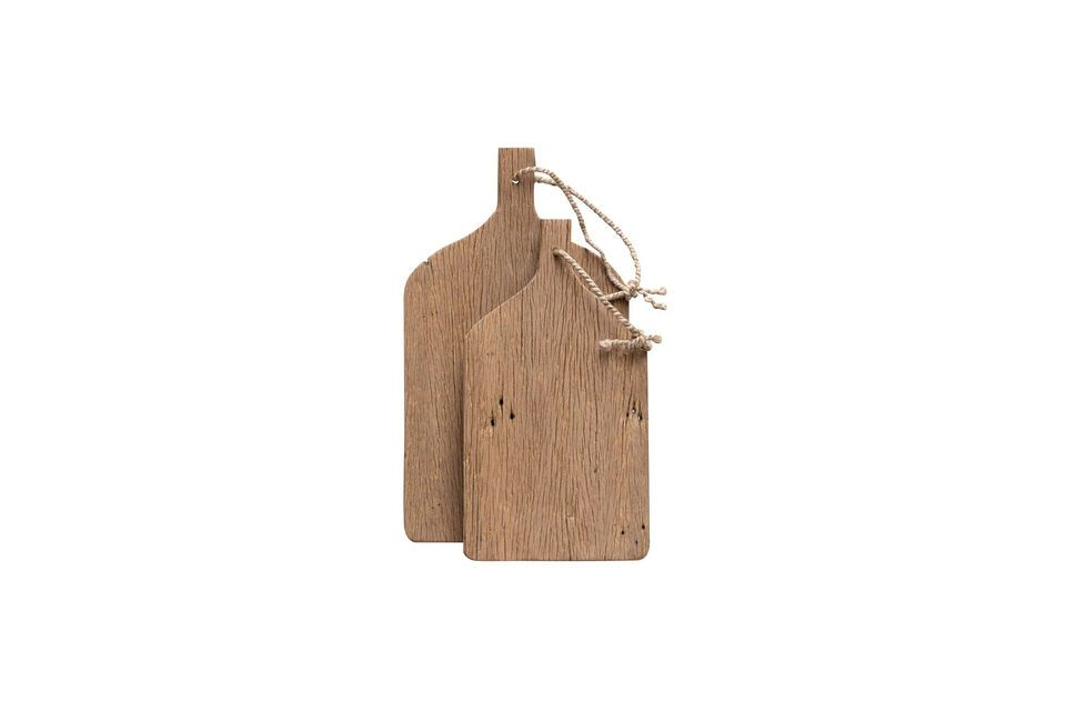 The taupe wood top is ideal for dressing your wall with elegance