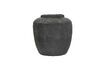 Miniature Rustik dark grey concrete vase 1