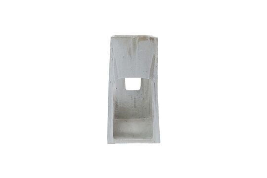 Ruun light grey terracotta candleholder Clipped