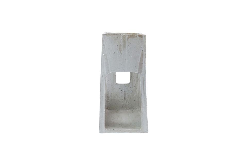 Ruun light grey terracotta candleholder House Doctor