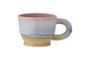 Miniature Safie pink stoneware mug Clipped