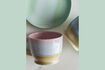 Miniature Safie pink stoneware mug 2