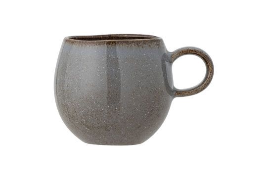 Sandrine grey stoneware mug Clipped