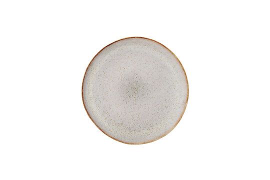 Sandrine large stoneware plate Clipped