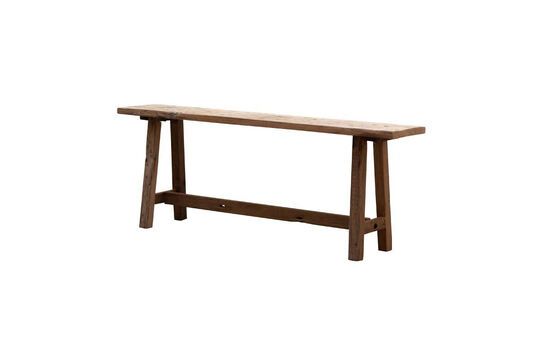 Sandscale taupe wood bench Clipped