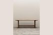 Miniature Sandscale taupe wood bench 3