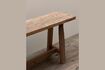 Miniature Sandscale taupe wood bench 8