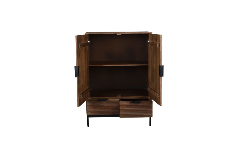 Saroo Brown Wooden Cabinet - 13