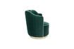 Miniature Sassy dark green velvet armchair 4