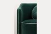 Miniature Sassy dark green velvet armchair 7