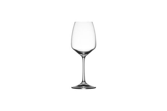 Sauvignon clear crystal white wine glass Clipped