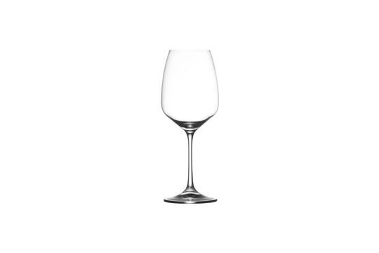 Sauvignon transparent crystal red wine glass Clipped