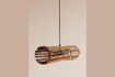 Miniature Savana beige rattan hanging lamp 3