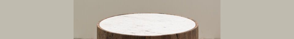 Material Details Savana dark wood coffee table