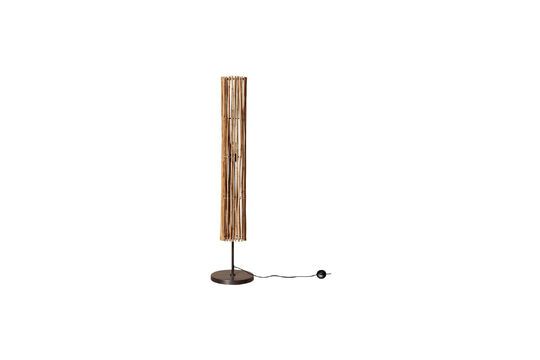 Savana light rattan floor lamp Clipped