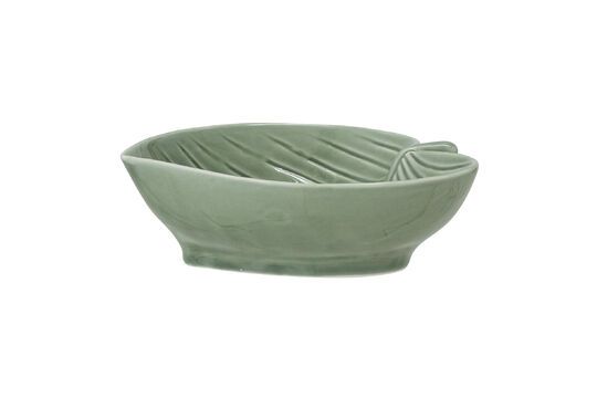 Savanna green stoneware bowl Clipped