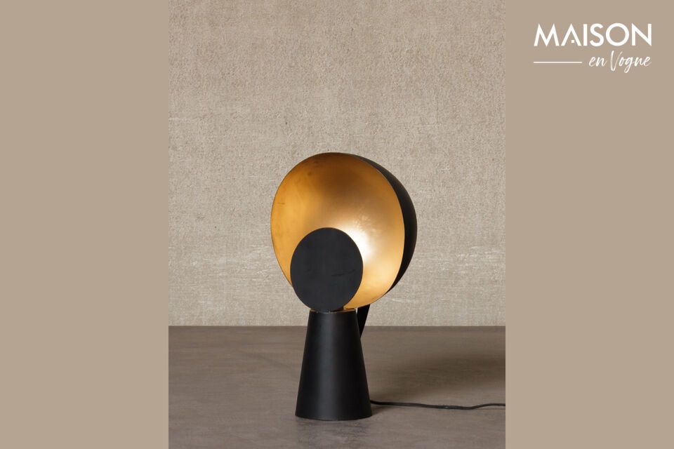 Seek black metal table lamp Chehoma