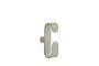 Miniature Sempre light grey metal hook Clipped