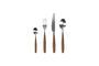 Miniature Set of 16 Renoir brown stainless steel flatware sets Clipped