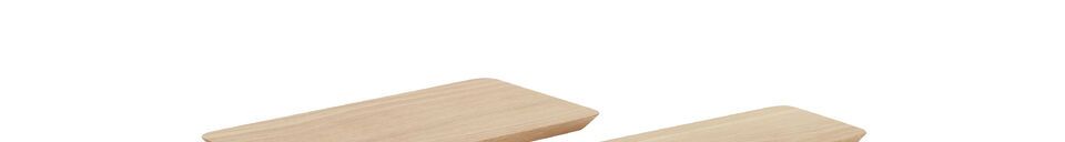 Material Details Set of 2 Airy light oak cutting boards