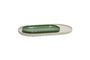 Miniature Set of 2 Amare green ceramic serving dishes Clipped