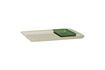 Miniature Set of 2 Amare green ceramic trays 6