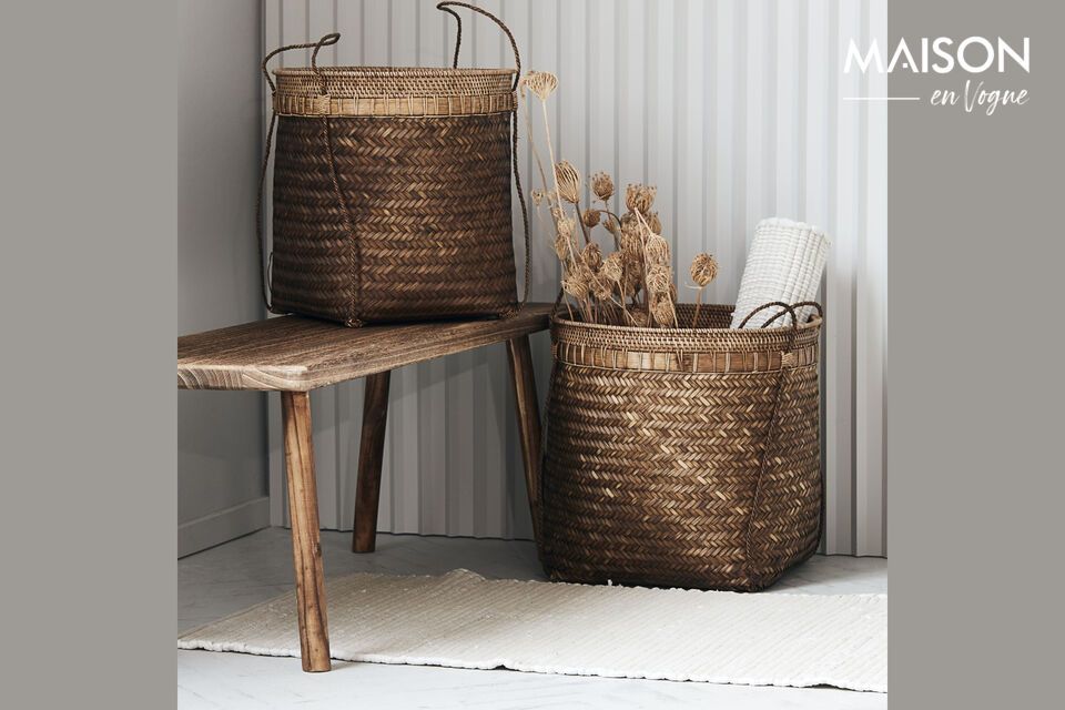 Discover the natural elegance of our bamboo and rattan baskets.